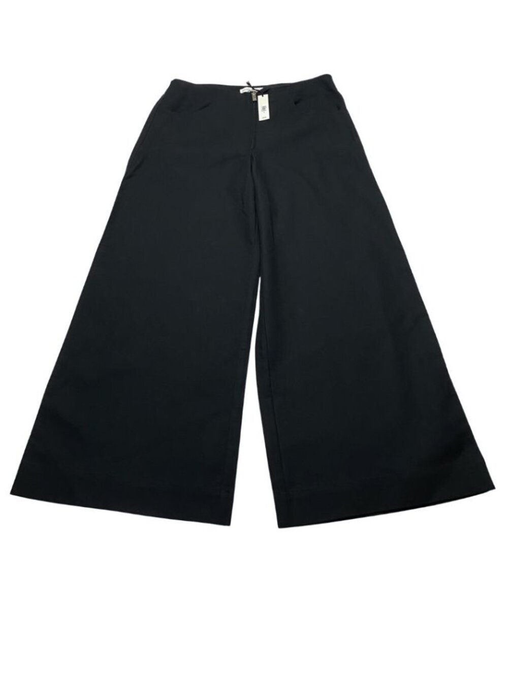 Banana Republic Wide-Leg Cropped Pants High Rise Black NWT Size 10